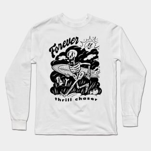Sunny Skeleton Surf Long Sleeve T-Shirt